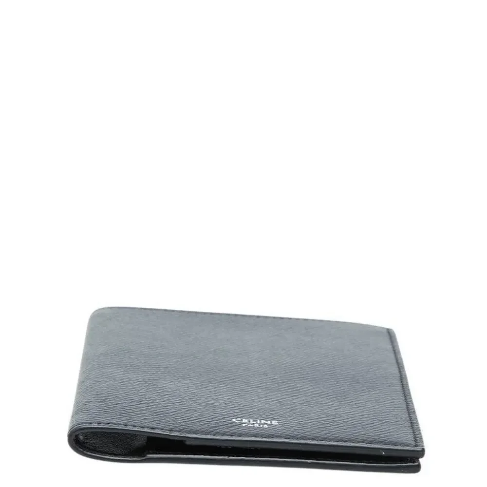 Celine Leather Passport Case Black